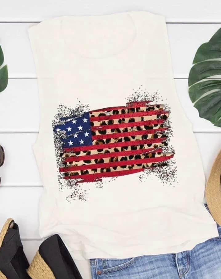 Leopard American Flag Tank