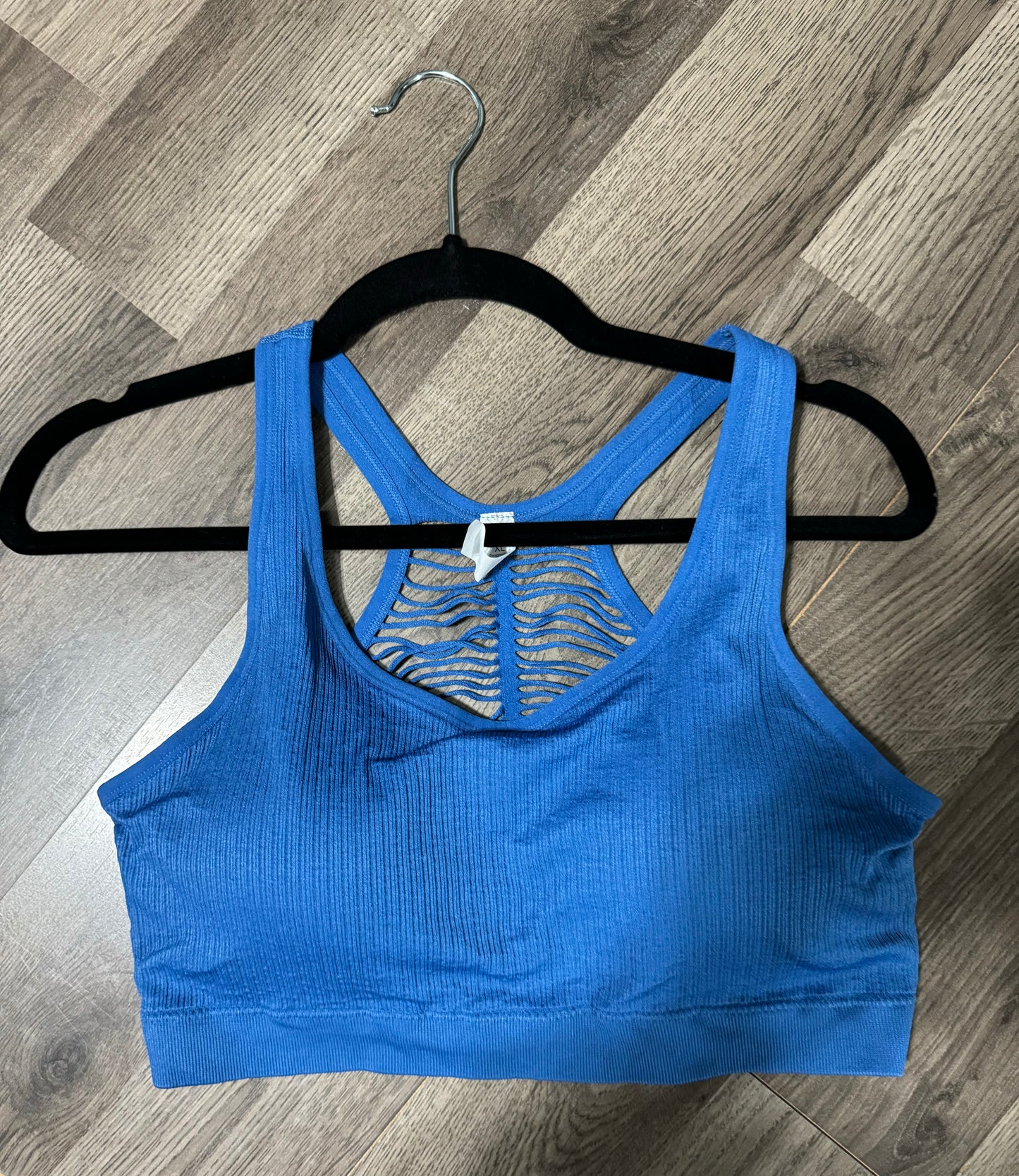 Blue Sports Bra