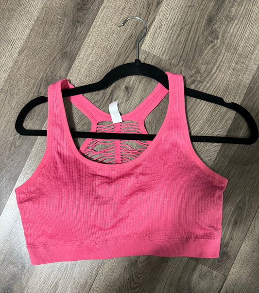 Pink Sports Bra